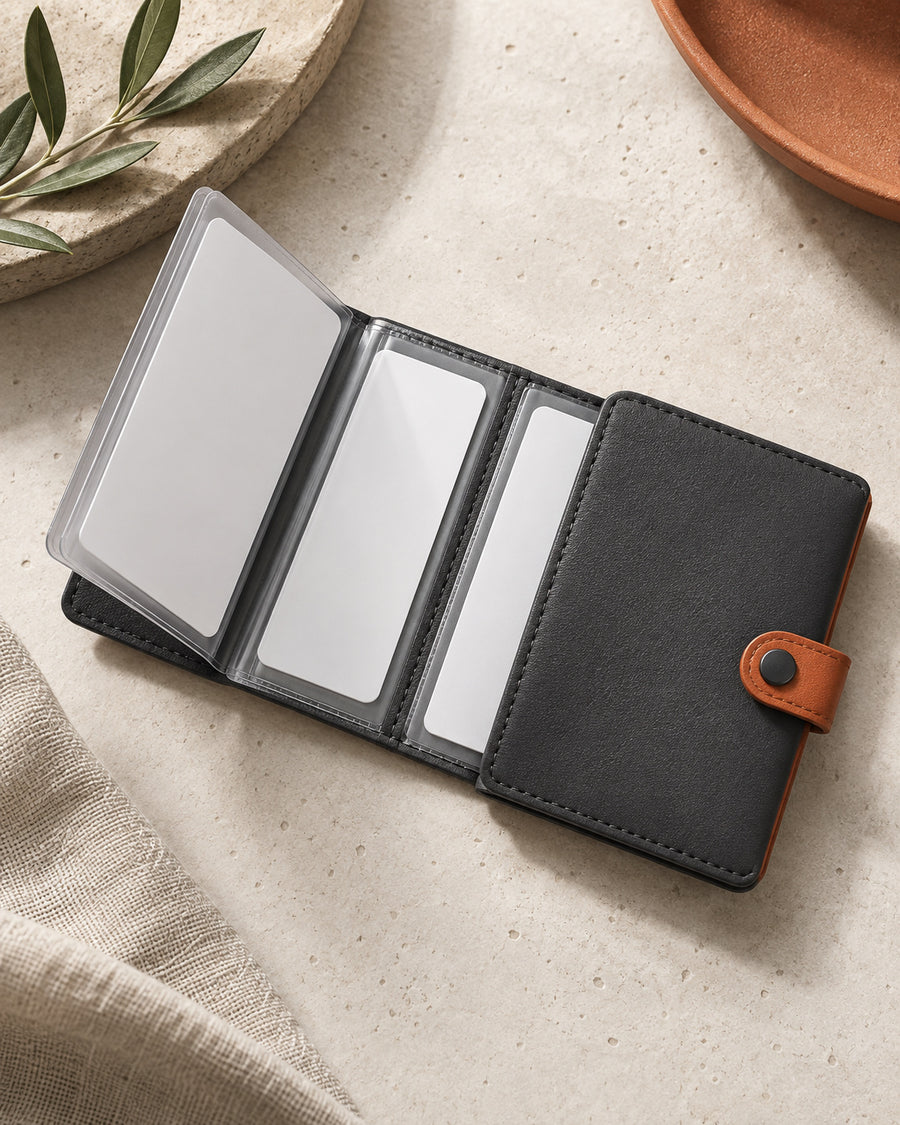 Multi-Card Information Holder by Trading Places